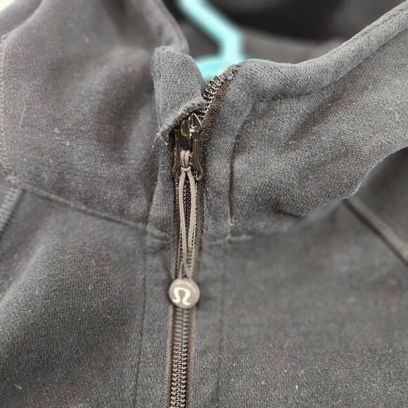 Lululemon Vintage Scuba Hoodie Black Size 8 w/ Thumbholes - Picture 5 of 8